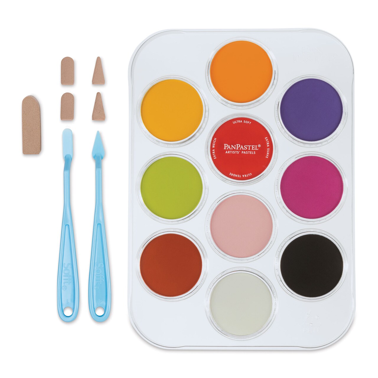 PanPastel Artists' Painting Pastels Set - Susan Tierney’s Flower Coloring Kit No. 1, Set of 10 Colors